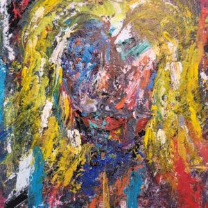 11x14 The Faceless Woman - Original