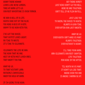 Poem Print- 'Til Death Do Us Together
